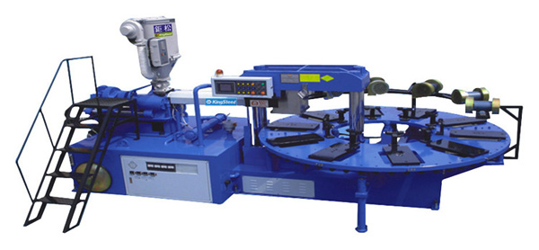 Full automatic disc type color plastic injection molding machine